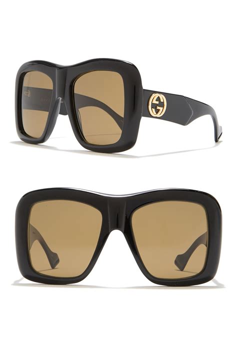 gucci 54mm square sunglasses|gucci unisex fashion 54mm sunglasses.